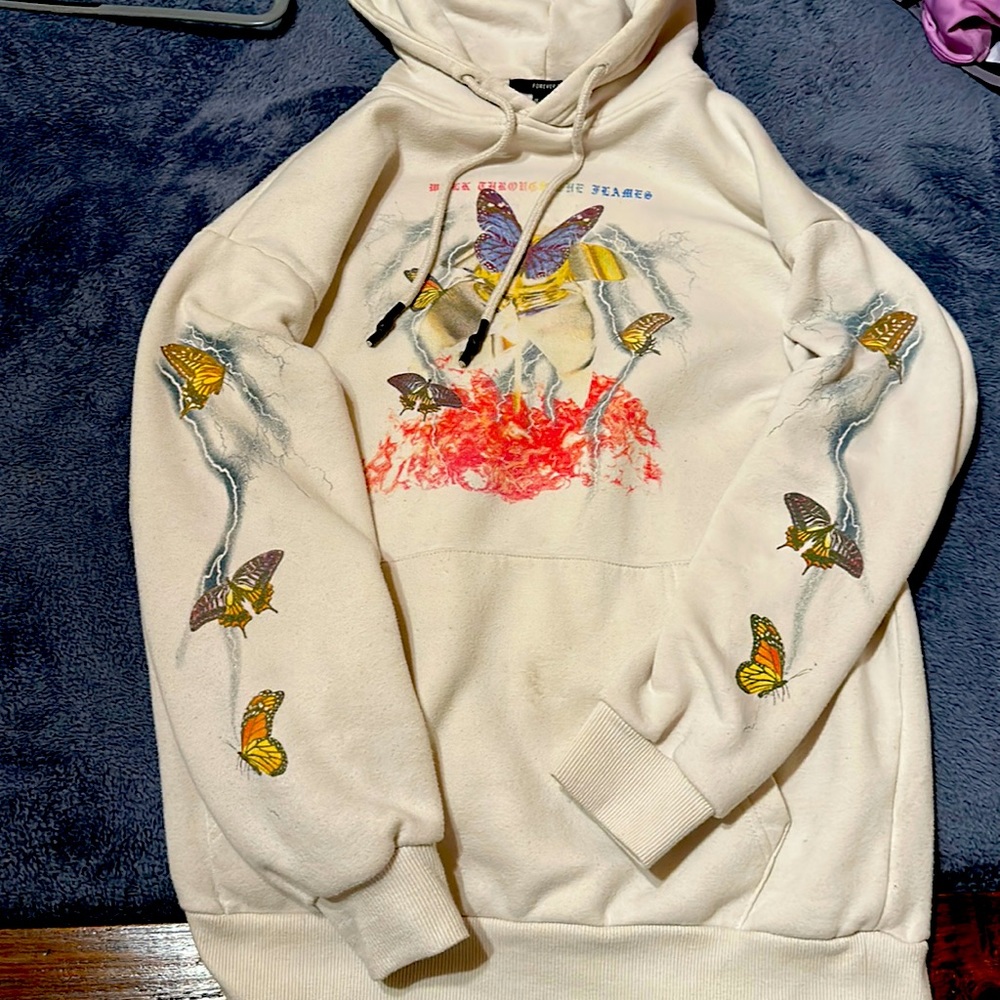 has a good warm material worn very little in excellent shape